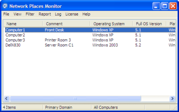 Network Places Monitor screenshot