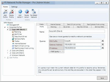 Network Profile Manager 2014 Pro screenshot