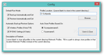 Network Profiles Utility screenshot 2