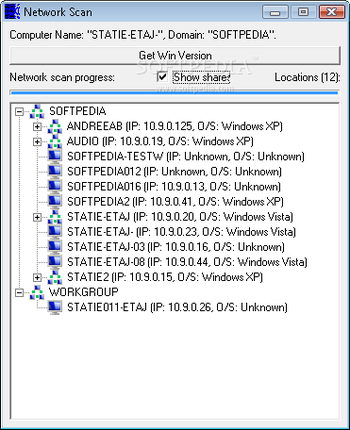 Network Scan OS Info screenshot