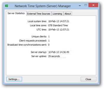 Network Time System screenshot