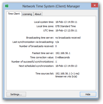 Network Time System screenshot 5