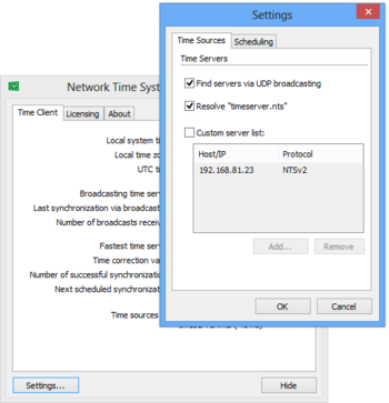 Network Time System screenshot