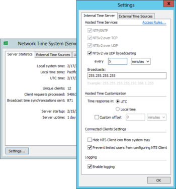 Network Time System screenshot 2