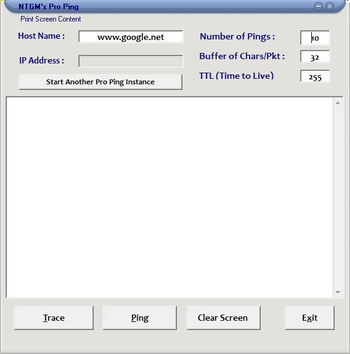 Network Traffic Generator and Monitor screenshot