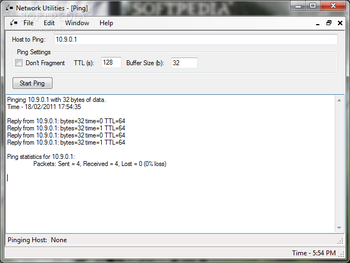 Network Utilities screenshot