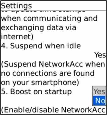 NetworkAcc S- Mobile Network Accelerator screenshot