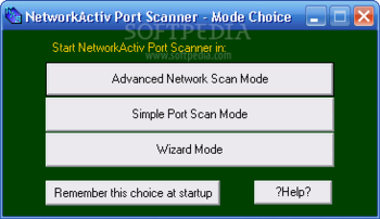 NetworkActiv Port Scanner screenshot