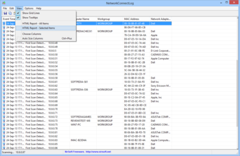 NetworkConnectLog screenshot 2