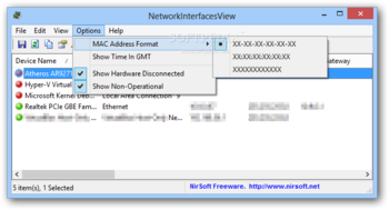 NetworkInterfacesView screenshot 4