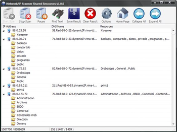 Network/IP Scanner Shared Resources screenshot 2