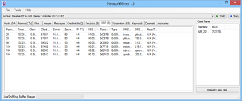 NetworkMiner screenshot 6