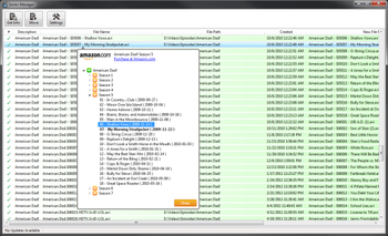 Networkone TV Series manager screenshot