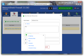 NetworkShield Firewall screenshot 2