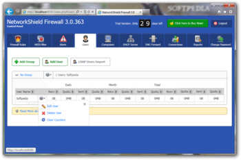 NetworkShield Firewall screenshot 3