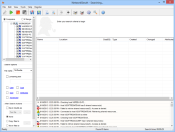 NetworkSleuth screenshot