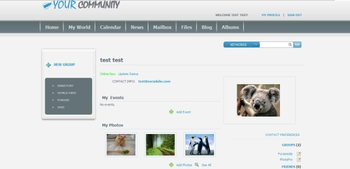 NetworX Open Source Social Networking Platform screenshot