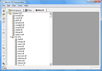 Neuron PE Disassembler screenshot 2