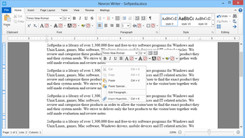 Nevron Writer screenshot