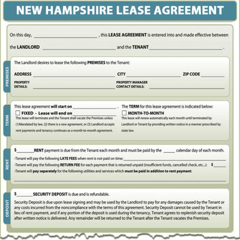 New Hampshire Lease Agreement screenshot