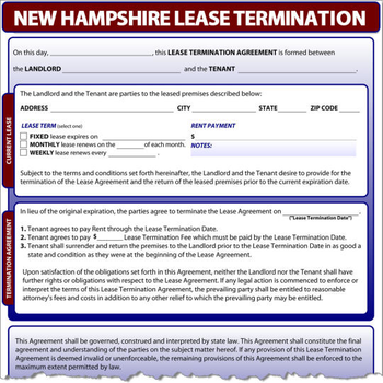 New Hampshire Lease Termination screenshot