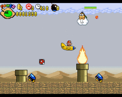 New Super Mario SHMUP screenshot