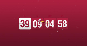 New Year Clock & Countdown Screensaver screenshot 2