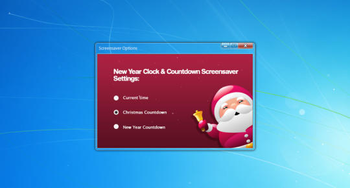 New Year Clock & Countdown Screensaver screenshot 4
