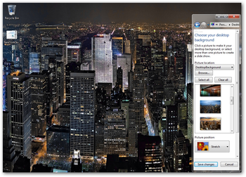 New York Skyline Windows 7 Theme screenshot