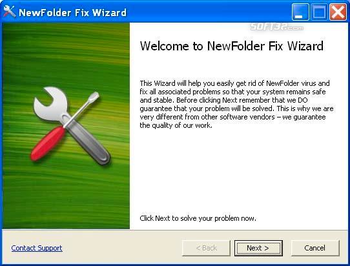 Newfolder Fix Wizard screenshot 3