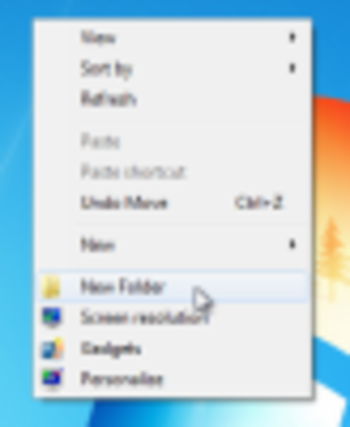NewFolderEx screenshot