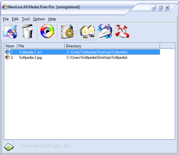 NewLive All Media Fixer screenshot
