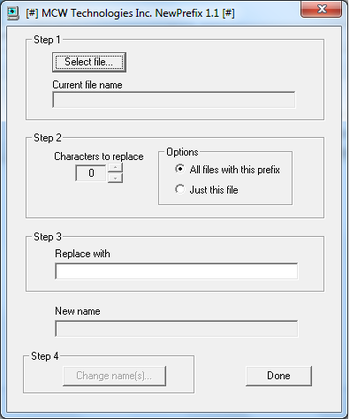 NewPrefix screenshot