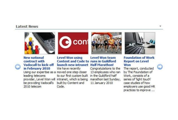 News Carousel screenshot