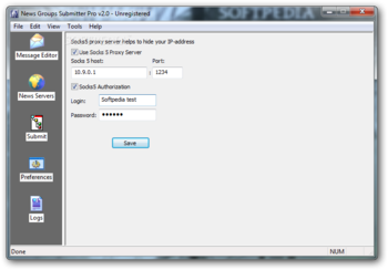 News Groups Submitter Pro screenshot 3