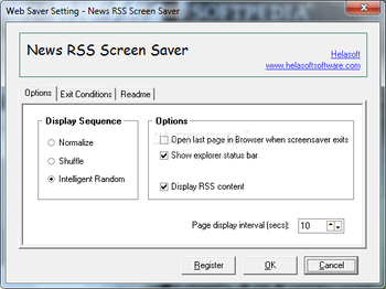 News RSS Screen Saver screenshot 2