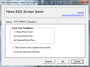 News RSS Screen Saver screenshot 3