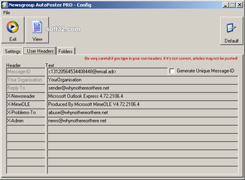 Newsgroup AutoPoster PRO screenshot 6