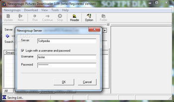 Newsgroups Pictures Downloader screenshot