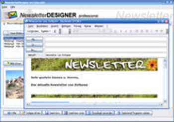 NewsletterDesigner screenshot