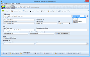 NewsletterDesigner Pro screenshot 2