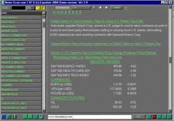 Newsscan screenshot