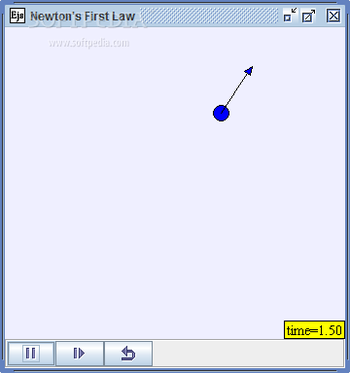 Newton's First Law screenshot