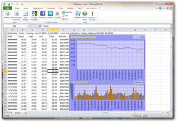 Next Analytics for Excel screenshot