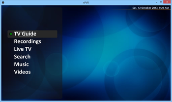 NextPVR screenshot