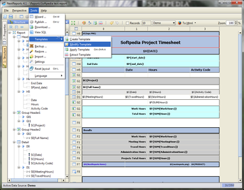 NextReports Designer screenshot 4