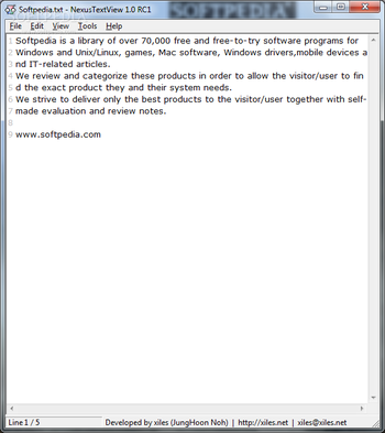 NexusTextView screenshot
