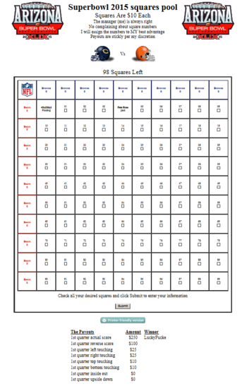 NFL Pool Manager 2015 screenshot 5