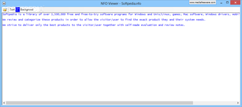 NFO Viewer screenshot