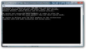 NFOView screenshot